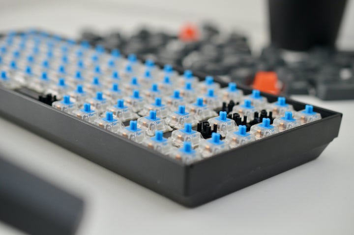 Keychron K2 mit blauen Switches