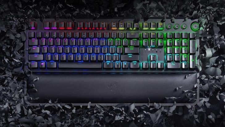 Razer BlackWidow Elite von oben