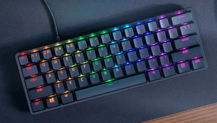 Razer Huntsman Mini von oben