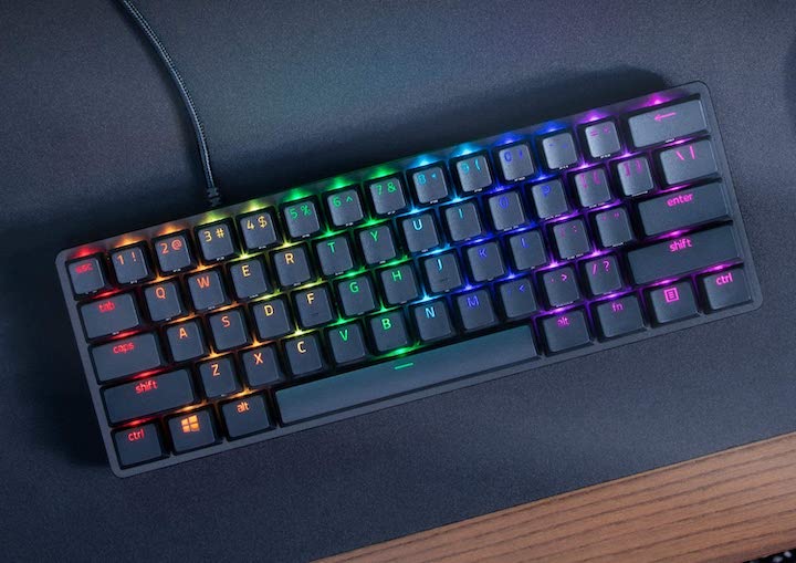 Razer Huntsman Mini von oben